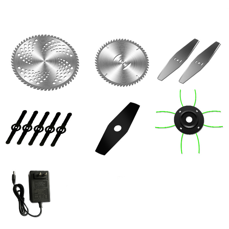 Gardening Tools Battery Powered - リチウム電池芝刈り機アクセサリー鋸刃わらロープ充電器ガーデン電動工具アクセサリー 예초기날 Tete De Débroussailleuse