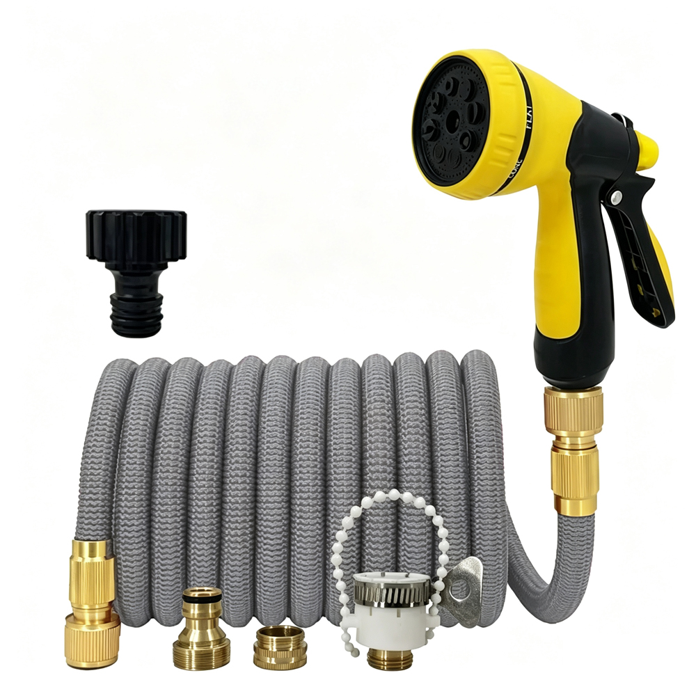 Gardening Tools Best - ベストセラー伸縮式マジックホース高圧洗車ホース、スプレーガンセット付き、屋外散水灌漑ツール、ガーデンホース ﻿