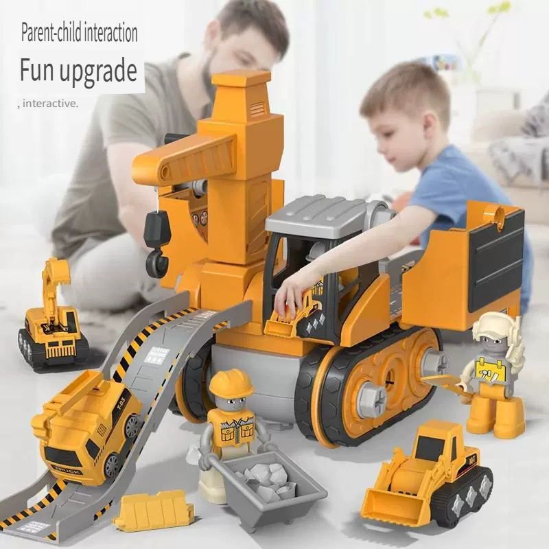 Gardening Tools Kids Set - 子供向けエンジニアリング車両電動ドリルツールおもちゃ、子供向け教育組み立てセットツール、男の子向けナット組み立てギフト