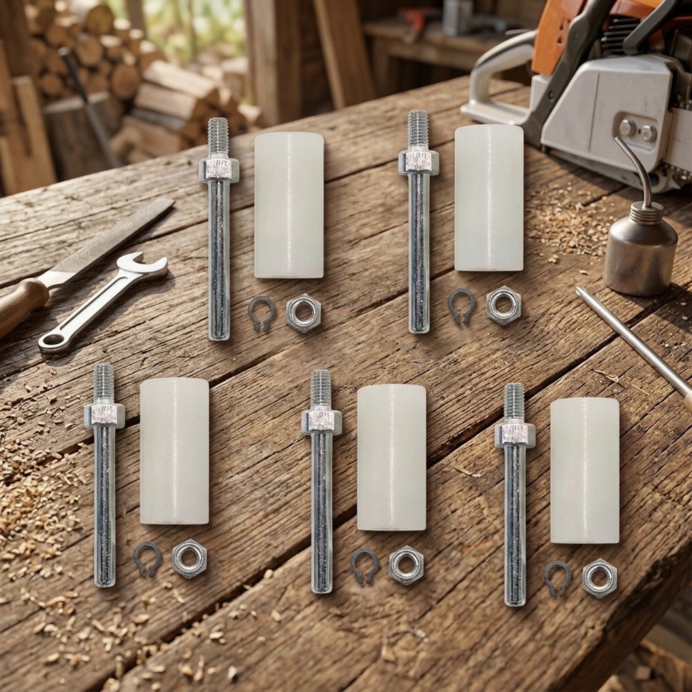 Gardening Tools Guide - 044、046、MS440、MS460チェーンソー用チェーンストップキット5個入り。ガーデンツール用交換部品、チェーンガイドブロック、アクセサリーセット。