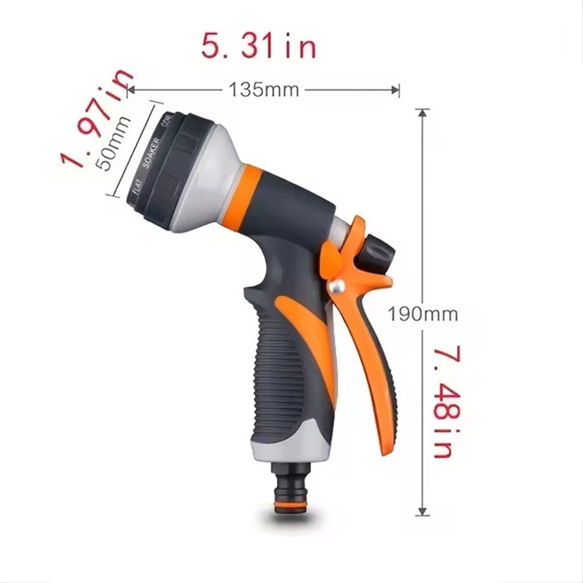 ベストセラー高圧洗車ガン多機能ホースノズル多機能ガーデン散水 - Gardening Tools Best のレビューと価格