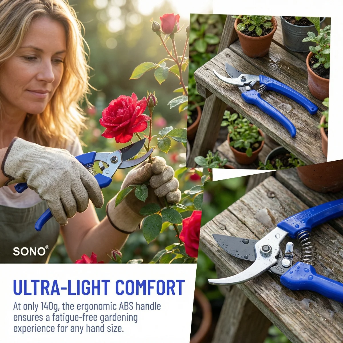 プロ仕様の園芸剪定鋏、果樹園や植物の効率的な枝切り用のハンド - Gardening Tools Japanese のレビューと価格