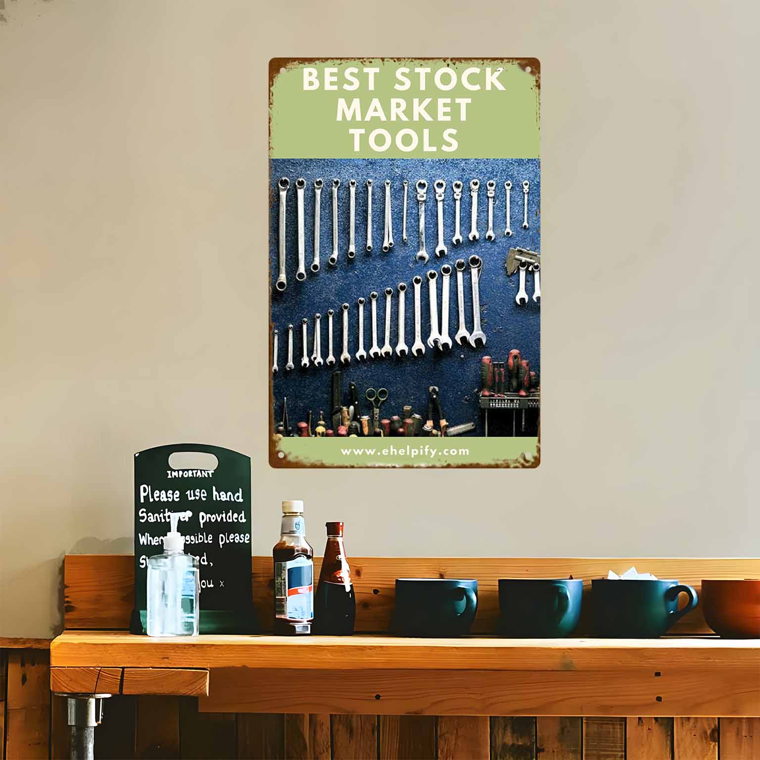 2Dフラット1個入り「最高の株式市場ツール」メタルウォールサ - Gardening Tools Best のレビューと価格