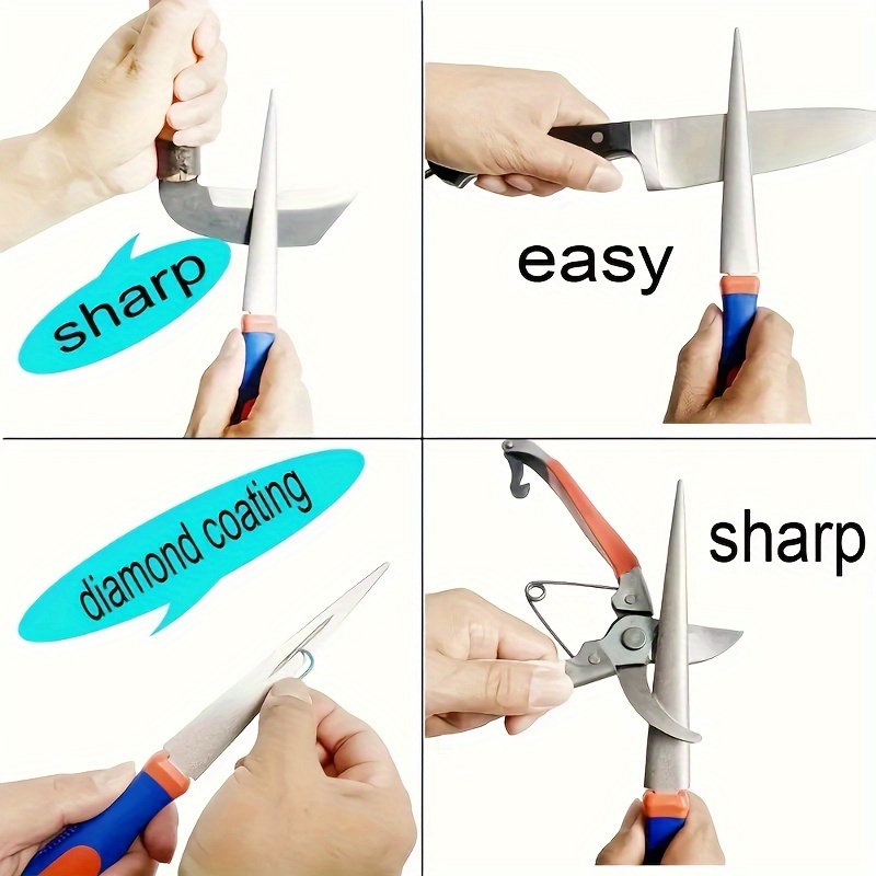 ダイヤモンドシャープナー 金属製ダブルサンドファイル はさみ - Gardening Tools Japanese のレビューと価格