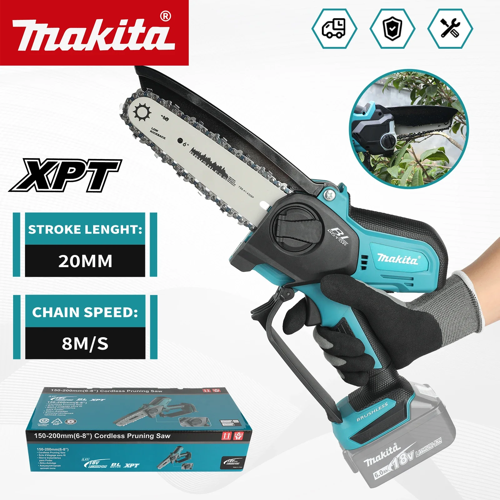 マキタ UC286 6インチ チェーンソー 電気チェーンソー - Gardening Tools Battery Powered のレビューと価格