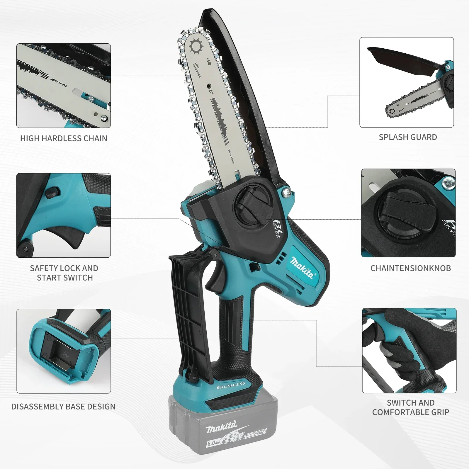 マキタ UC286 6インチ チェーンソー 電気チェーンソー - Gardening Tools Battery Powered のレビューと価格