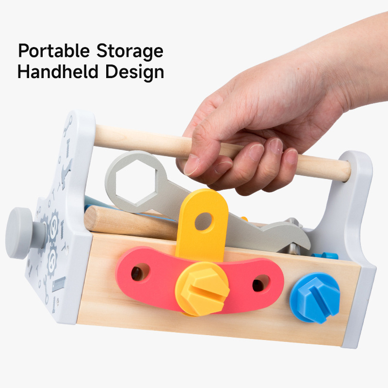 子供用ツールボックス木製おもちゃDIYネジ修理キットおもちゃ - Gardening Tools Kids Set のレビューと価格