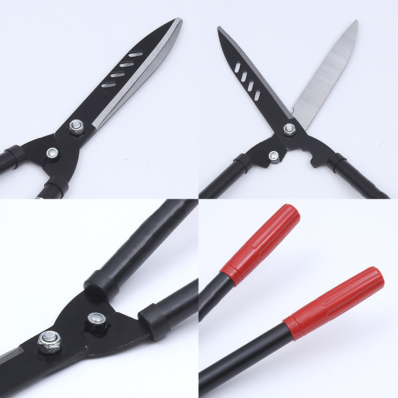 頑丈なクラシック園芸用ハサミ、マンガン鋼製、耐久性のある赤い - Gardening Tools Japanese のレビューと価格