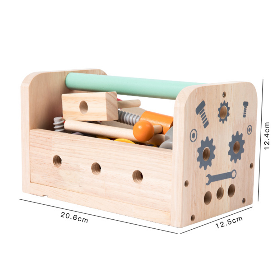 キッズツールベンチ木製セットおもちゃモンテッソーリおもちゃワ - Gardening Tools Kids Set のレビューと価格