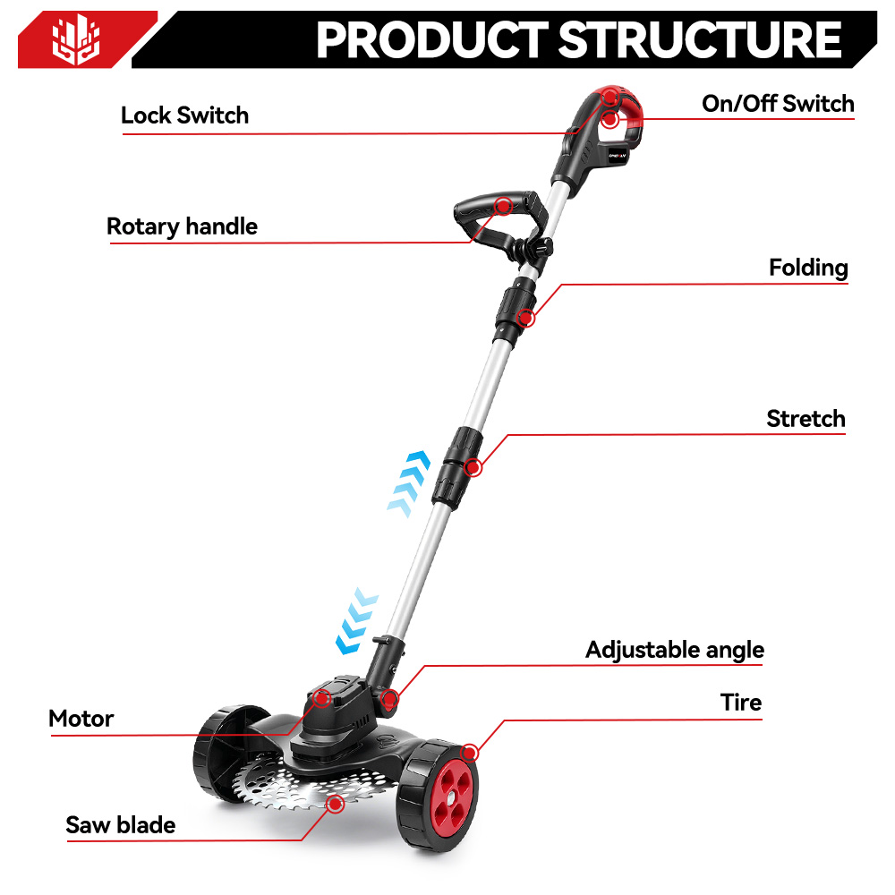 ONEVAN 9インチ 40000RPM ブラシレス電動芝刈 - Gardening Tools Battery Powered のレビューと価格
