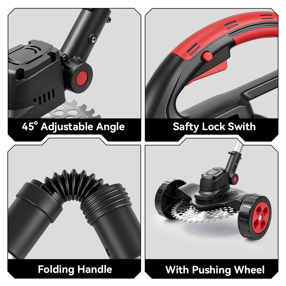 ONEVAN 9インチ 40000RPM ブラシレス電動芝刈 - Gardening Tools Battery Powered のレビューと価格
