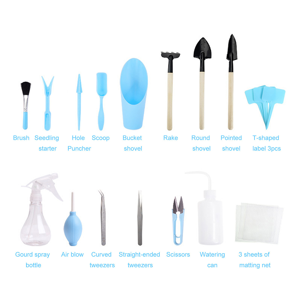 お手入れが簡単なガーデン多肉植物ツールセット、便利な植え付け - Gardening Tools Pink のレビューと価格