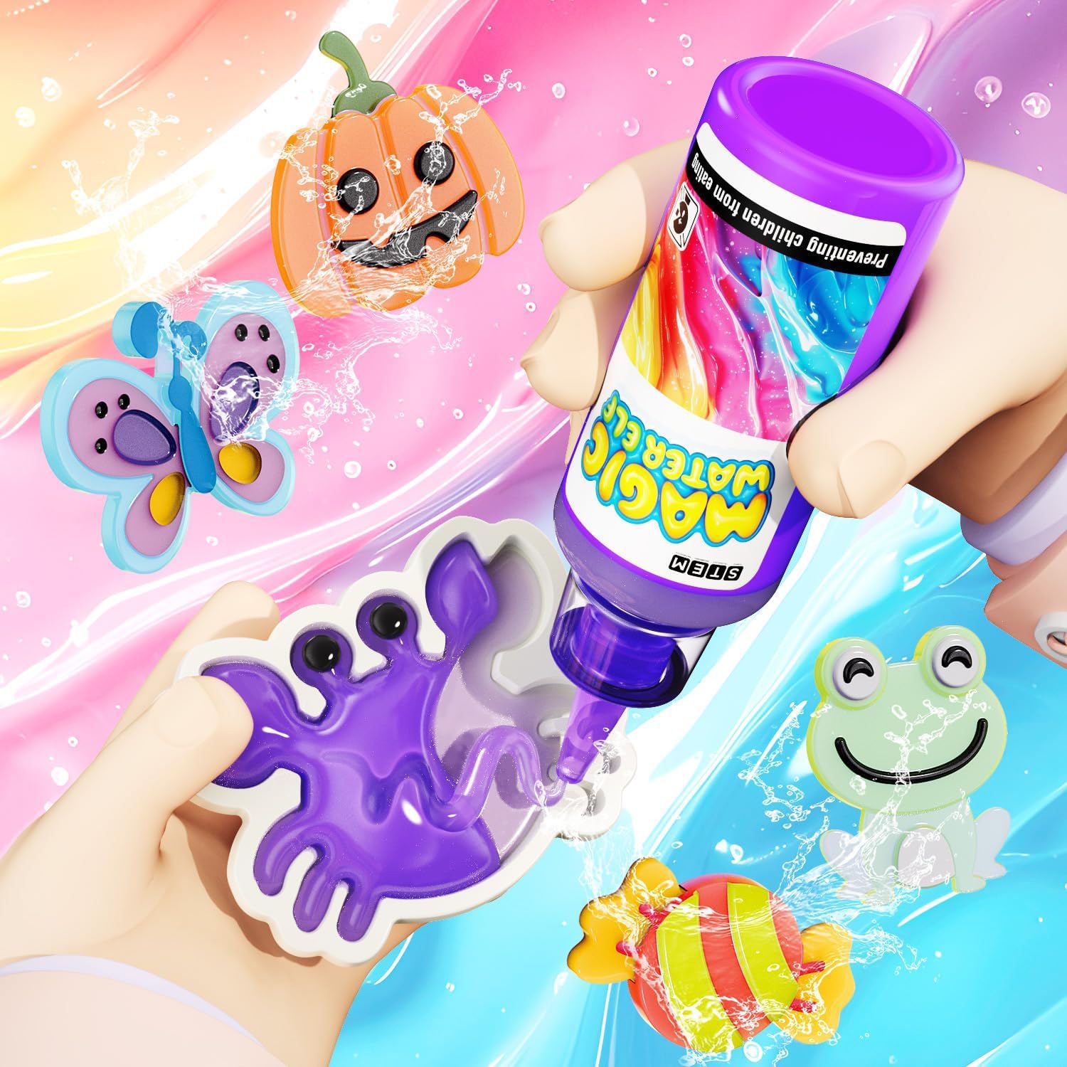 マジックジェルウォータービーズおもちゃ：12個入りDIY妖精 - Gardening Tools Kids Set のレビューと価格