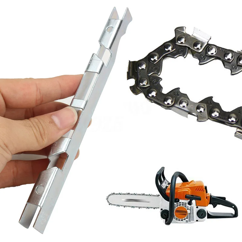 チェーンソーチェーン深さゲージファイルガイドとバー溝クリーナ - Gardening Tools Guide のレビューと価格
