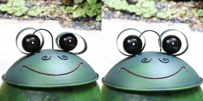 錬鉄製ゴミ箱 屋外 庭 バルコニー カエル 漫画風 装飾飾り - Gardening Tools Cartoon のレビューと価格
