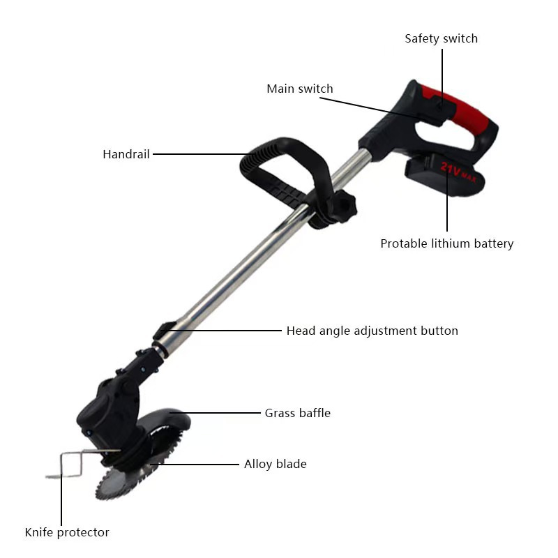 電動芝刈り機 コードレス リチウム電池 20V ハンディ草刈 - Gardening Tools Battery Powered のレビューと価格