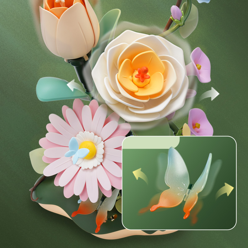 ROKR 3Dパズルおもちゃ ガーデンランブル DIYフラワ - Gardening Tools Kids Set のレビューと価格